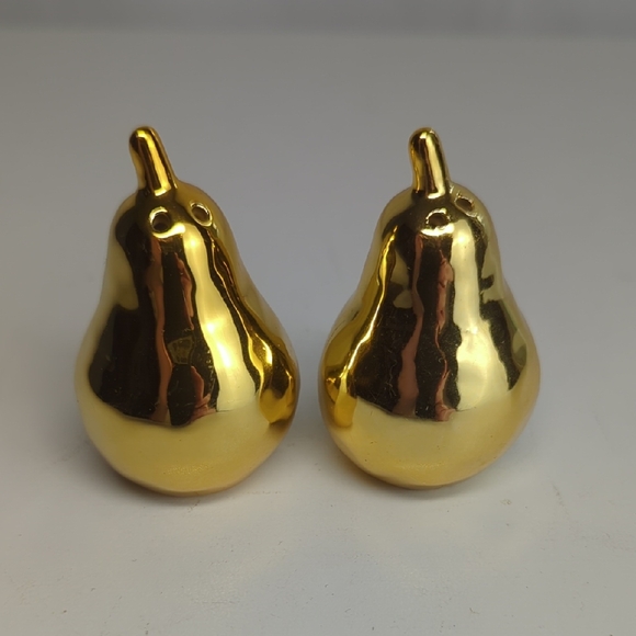 Vintage Other - Vintage MCM Mid-Century Modern Pear Salt and Pepper‎ Shakers